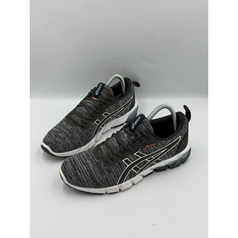 ASICS Gel-Quantum 90 Athletic Running Shoes Women's 9 Gray Black Lace Comfort